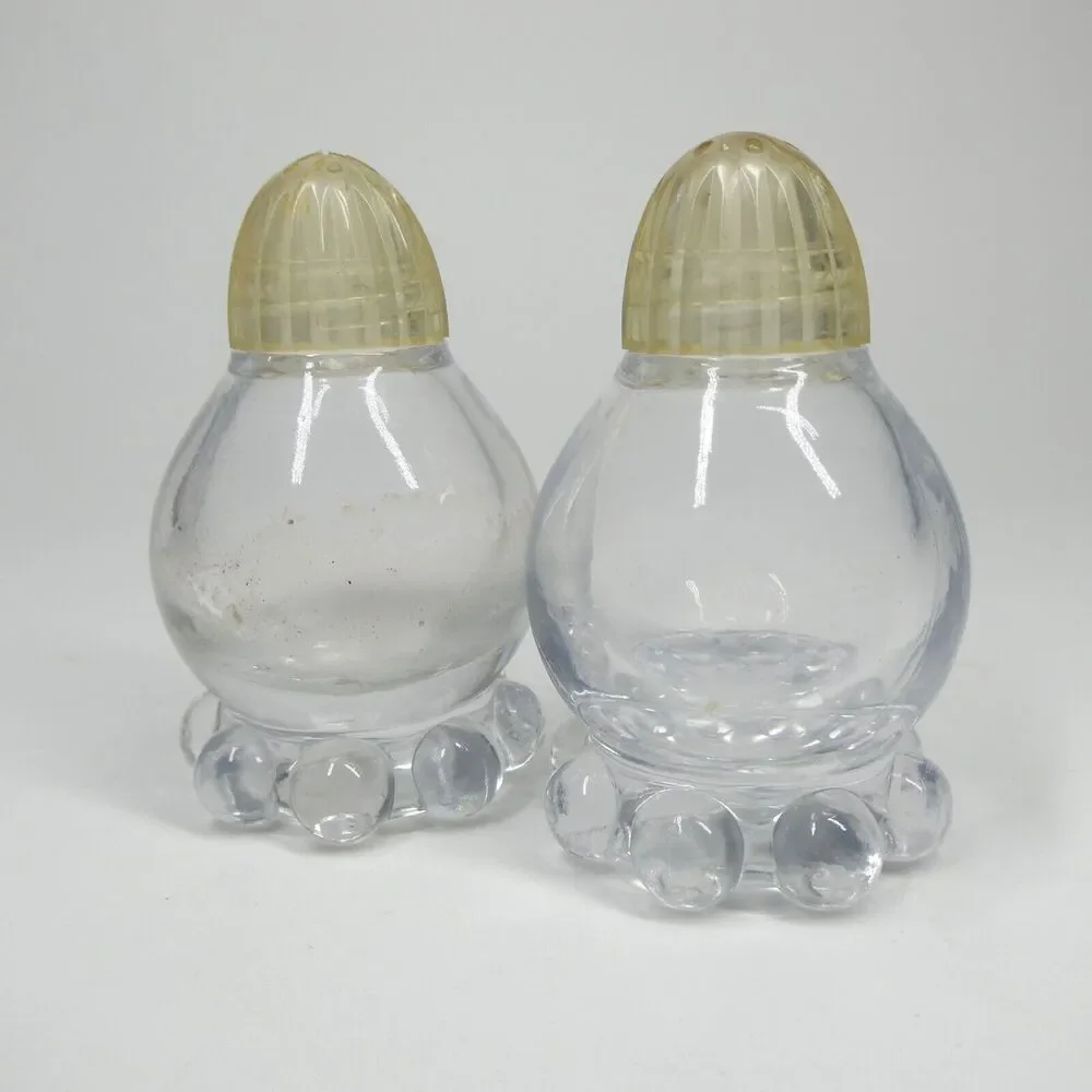 Candlewick Salt & Pepper Shakers Pair Imperial Glass Clear